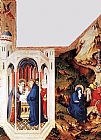 Melchior Broederlam Presentation in the Temple and Flight to Egypt painting